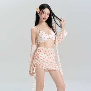 花房姑娘2025新款 泳衣女比基尼遮肉显瘦性感ins风多巴胺穿搭度假