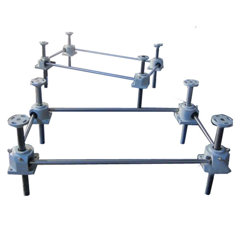 SP500SP900齿轮齿条同步升降器电动手摇涡轮自动气缸驱动升降平台