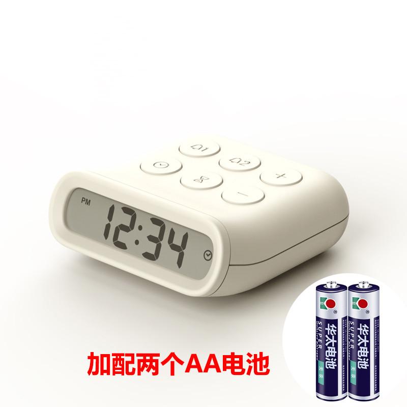学生用小闹钟简约床头静音夜光电子钟表高中学习计时器定时器