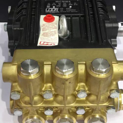 意大利进口UDOR高压柱塞泵头NX-C75/150R环卫洒水泵水封维修