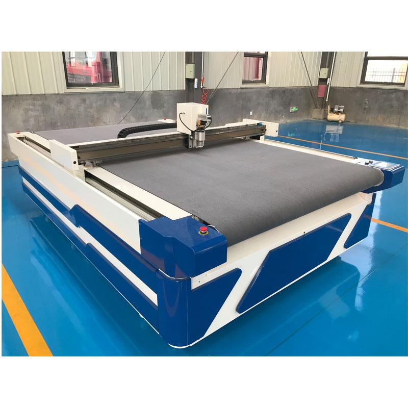 皮革箱包震动刀切割机设备拉杆行李箱下料机女士双肩包裁剪机激光