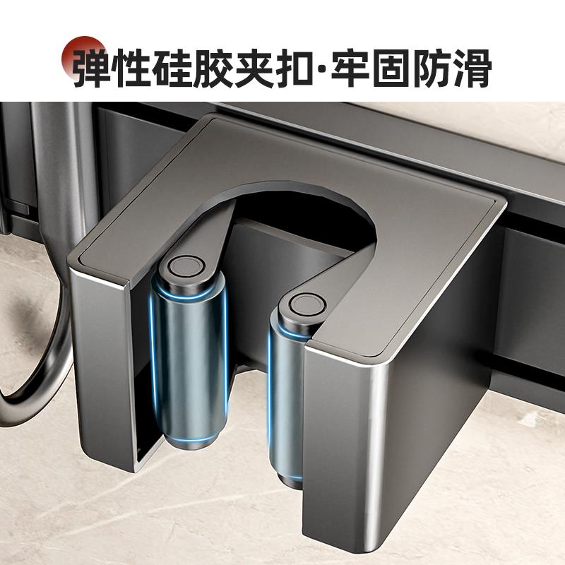 拖把怎么挂?拖布吸盘强力卫生间固定神器扫把浴室挂架挂钩免打孔