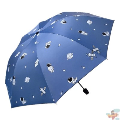 儿童雨伞男孩好看特别的小学生上学专用儿童网红男生手动三折叠大