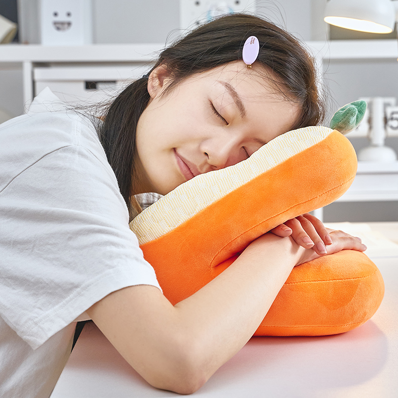 办公室午休神器冰豆豆午睡枕趴睡枕小学生趴桌子睡觉枕头教室趴枕