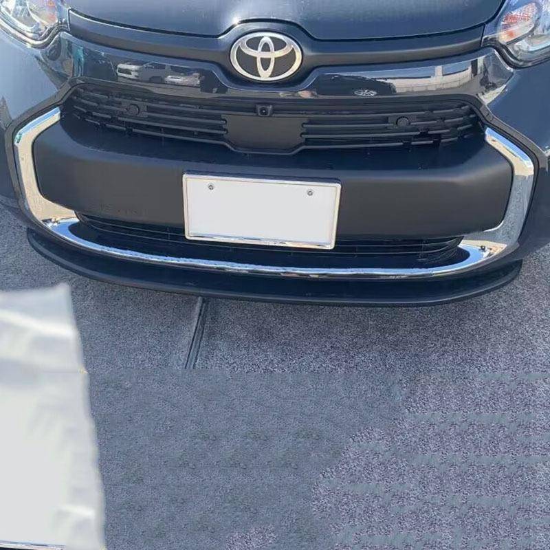 适用于丰田23款Sienta中网饰条改装Sienta10系前格栅前杠亮条贴