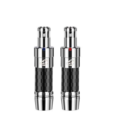 倾音坊极光碳纤维镀銠HD800插头镀佬HD800SHD820D1000插头