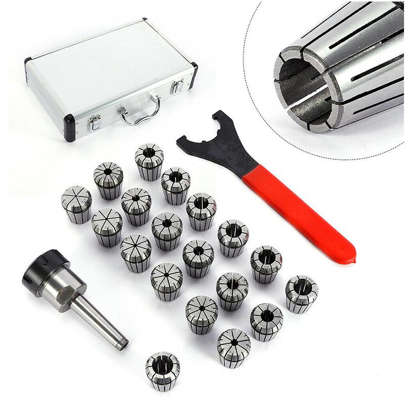 ER32弹簧夹头套装19Pcs雕刻机铣床用弹性筒夹19支装电商