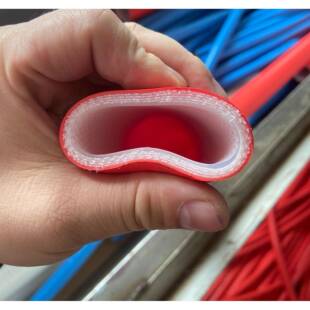 格雷特FP40大口径加厚软管中冷器管水管红色夹布米管