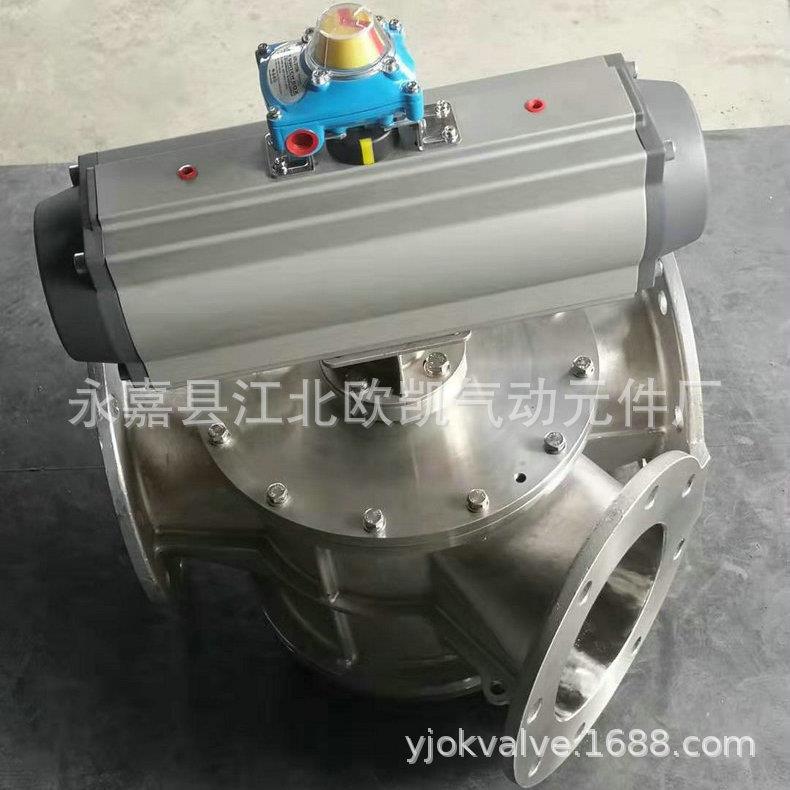 厂家供应快装涡轮分路阀三通分路阀三通分向阀气动精密多路