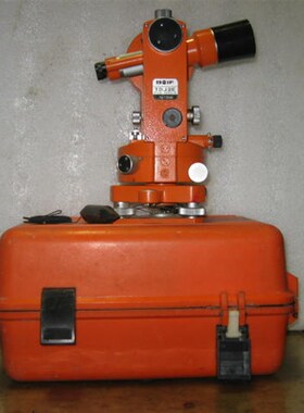 桔红色TDJ2E铜经纬仪 正像光学经纬仪(3)-籪