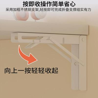 可折叠餐桌墙面悬空置物架墙上壁挂折叠桌子挂墙式厨房靠墙墙边桌