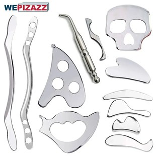 Massager GuaSha Muscle Scraper Scrapin Stainless Metal Steel