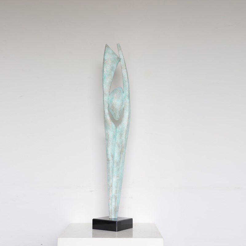 轻奢抽象几何雕塑摆件样板房售楼处酒店客厅玄关柜艺术电视柜饰品