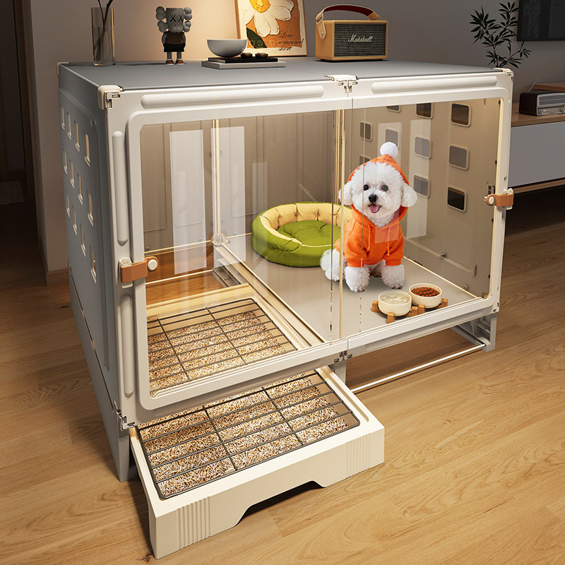 狗别墅带厕所分离家用室内小型犬专用狗窝比熊泰迪博美宠物狗笼子