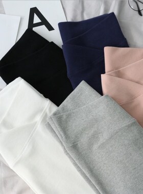 孕妇低腰打底裤韩版春秋长裤显瘦小脚U型纯棉加厚 V腰托腹孕妇裤
