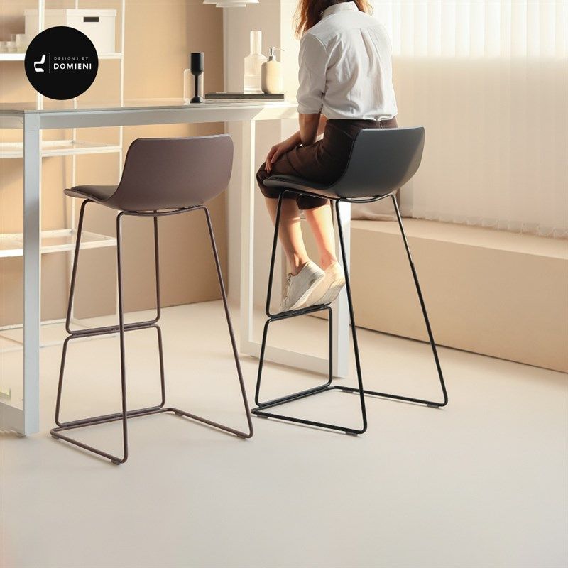 北欧现代简约靠背吧椅意式酒吧椅高脚吧凳办公室前台咖啡室吧椅子,住宅家具,家用高脚椅,淘宝优惠券,粉丝福利购,淘宝优惠卷