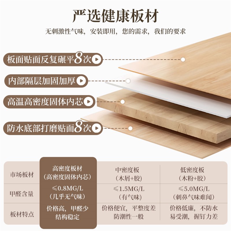 实木梳妆台卧室简约现代化妆桌柜2025新款轻奢高级感收纳斗柜一体