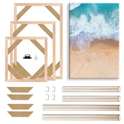 30x40 40x50 60x90cm Canvas Frame Wooden Frames Wooden Photo
