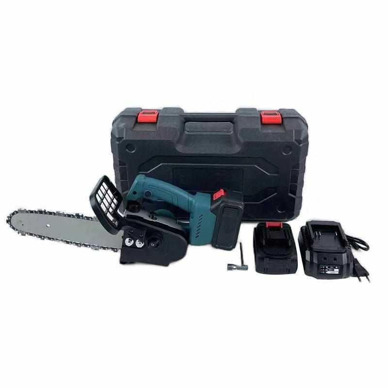 10寸无刷锂电锯无线充电电链锯家用园林小型便携式手动切割伐木锯