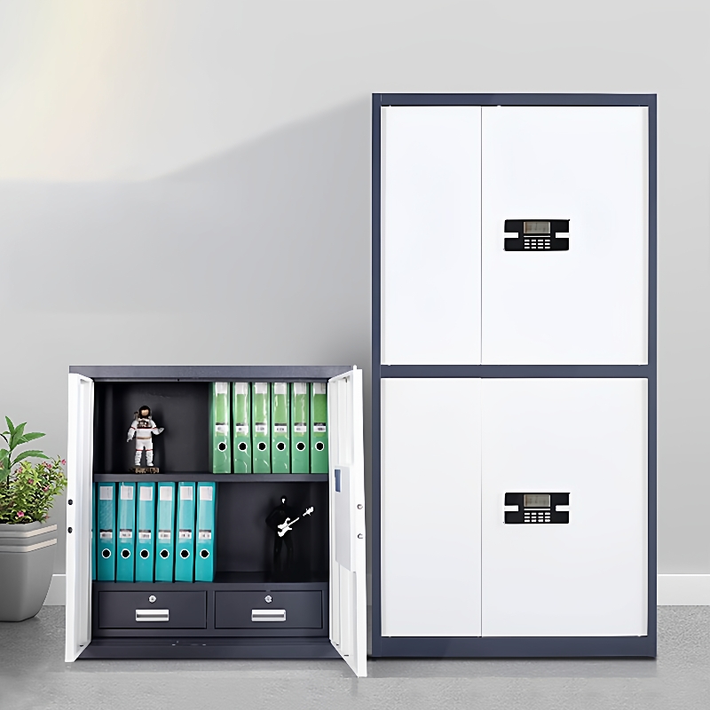 【折扣价】电子保密柜密码锁文件柜加厚铁皮保险柜办公室指纹锁资