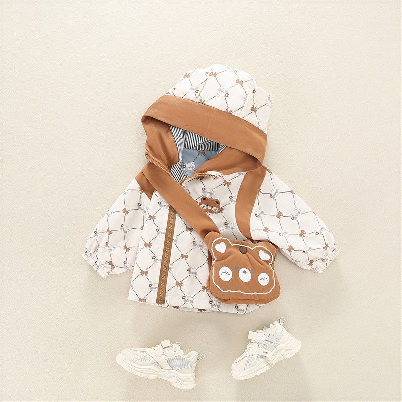 2025新款儿童外套春秋季连帽上衣宝宝婴孩幼儿园防风保暖外套男童,童装/婴儿装/亲子装,普通外套,淘宝优惠券,粉丝福利购,淘宝优惠卷