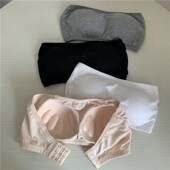 孕妇内衣夏季 无钢圈一字肩简约防滑抹胸聚拢无肩带裹美背文胸 薄款