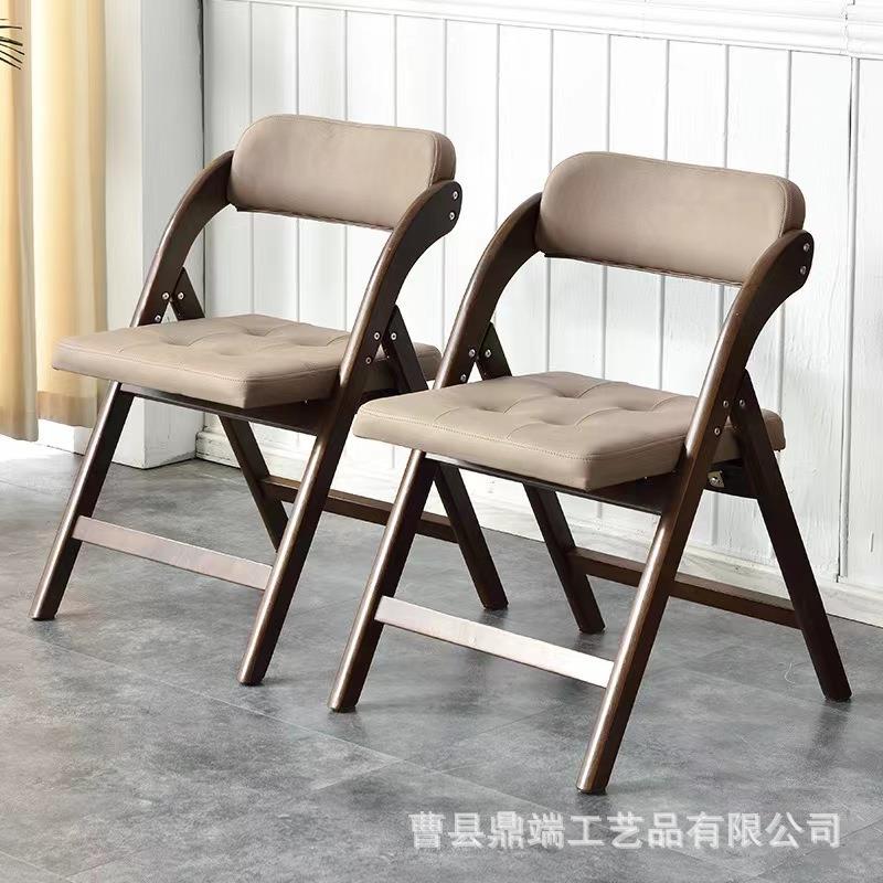 现货实木家用椅子现代简约可折叠梳妆台化妆凳久坐舒服靠背办公椅