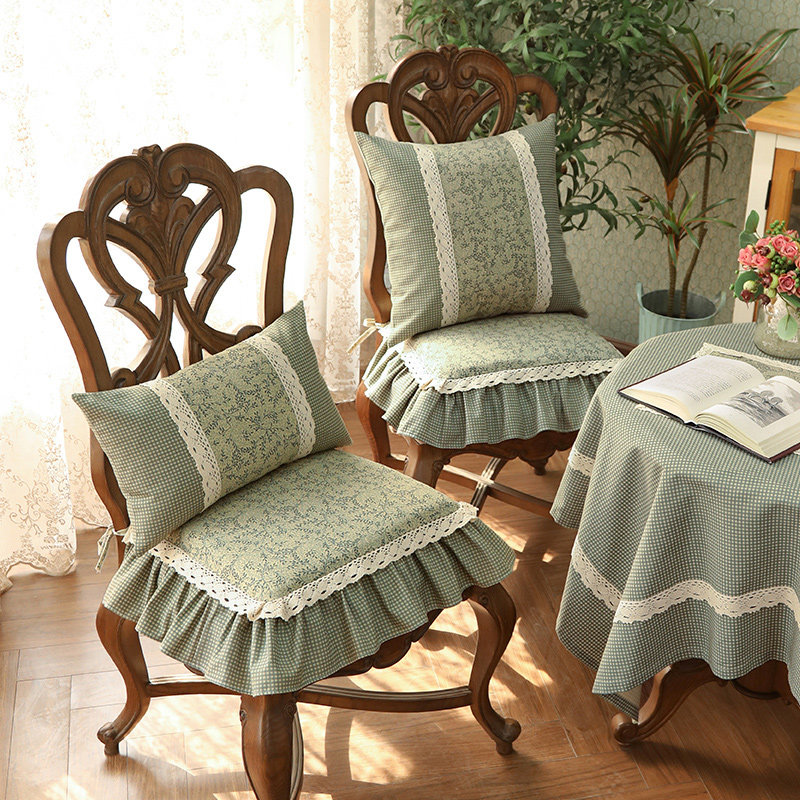 花边椅垫餐椅子垫坐垫复古美式法式欧式现代布艺可拆洗四季可用,居家布艺,椅垫,淘宝优惠券,粉丝福利购,淘宝优惠卷