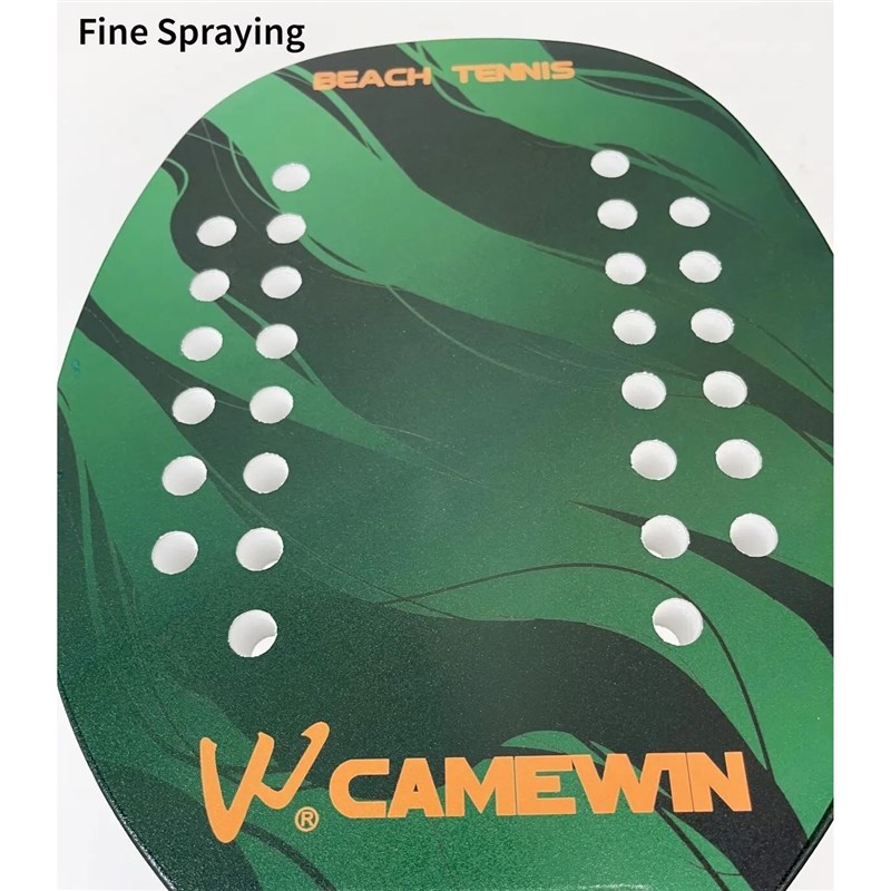 Beach Tennis Racket Camewin Padel Paddle 50% Carbon Fiber EV