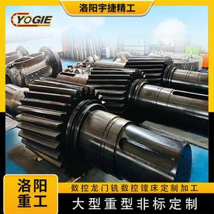 洛阳机械制造齿轮轴花键轴非标矿山传动轴