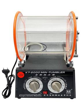 KT-2000金泰滚桶抛光机金银首饰珠宝打磨抛光清洗旋转中型滚筒机