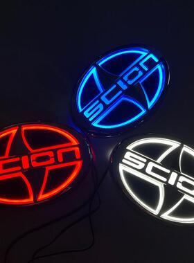 适用于北美丰田塞恩SCION车标LED灯5D发光后尾车标灯