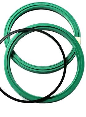 BU活塞杆缓冲器密封组合墨绿色PU聚氨酯密封200*225*14.5