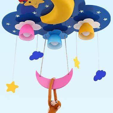 卧室灯幼儿园灯月亮灯猴子灯云朵灯LED护眼遥控灯卡通吸顶灯,鲜花速递/花卉仿真/绿植园艺,割草机/草坪机,淘宝优惠券,粉丝福利购,淘宝优惠卷