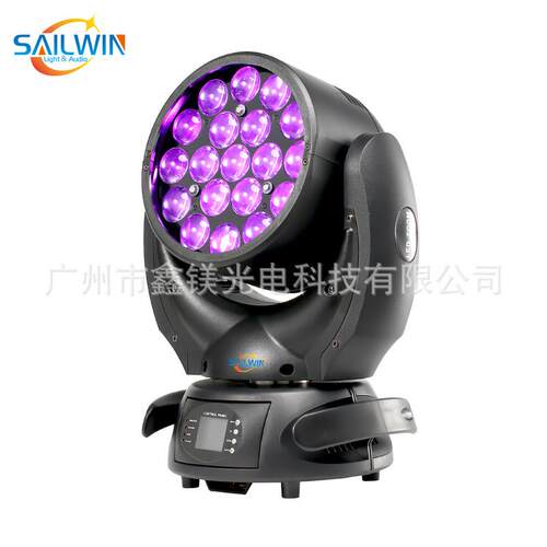 新款19颗4合1舞台灯LED调焦摇头灯光束RGBW蜜蜂眼STAGELIGHT