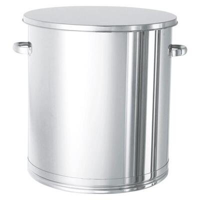 带平盖不锈钢桶带把手4-100LNITTOKINZOKU61-07475-157