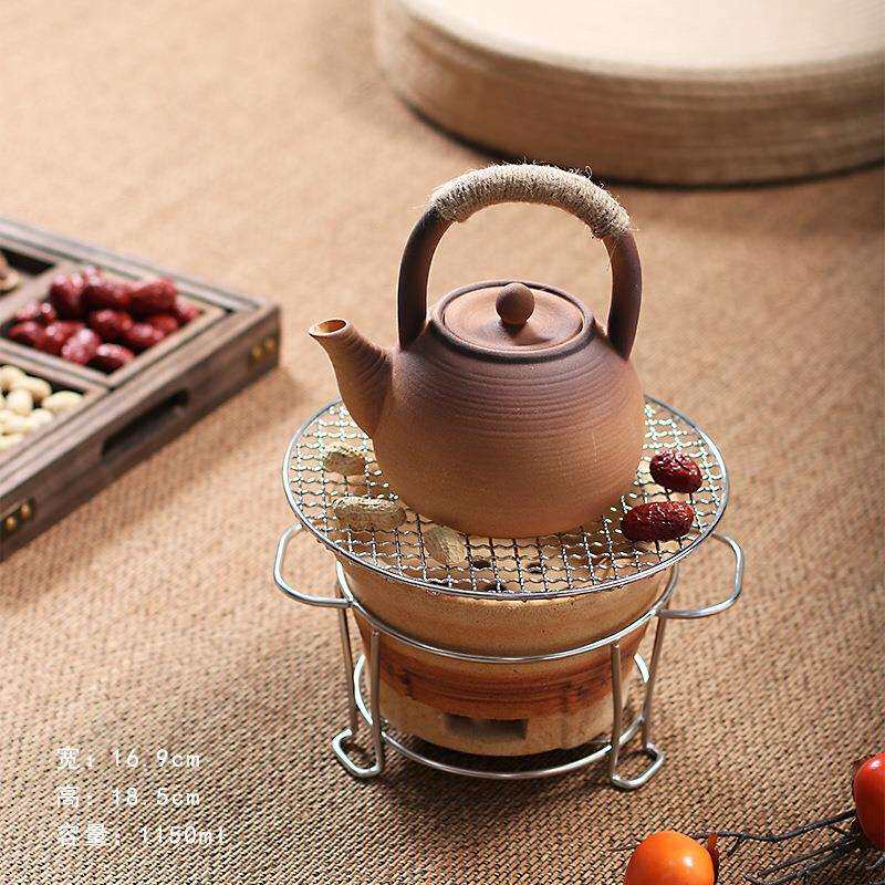 围炉煮茶一套罐罐茶煮茶器炭火炉子日式户外庭院家用烤茶壶具套装