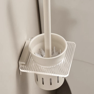新款亚克力马桶刷白色无死角洗厕所神器壁挂免打孔卫生间厕所刷子