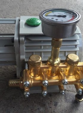 高压清洗机刷车泵280型380型388/398水泵220V铜泵头泵体总成