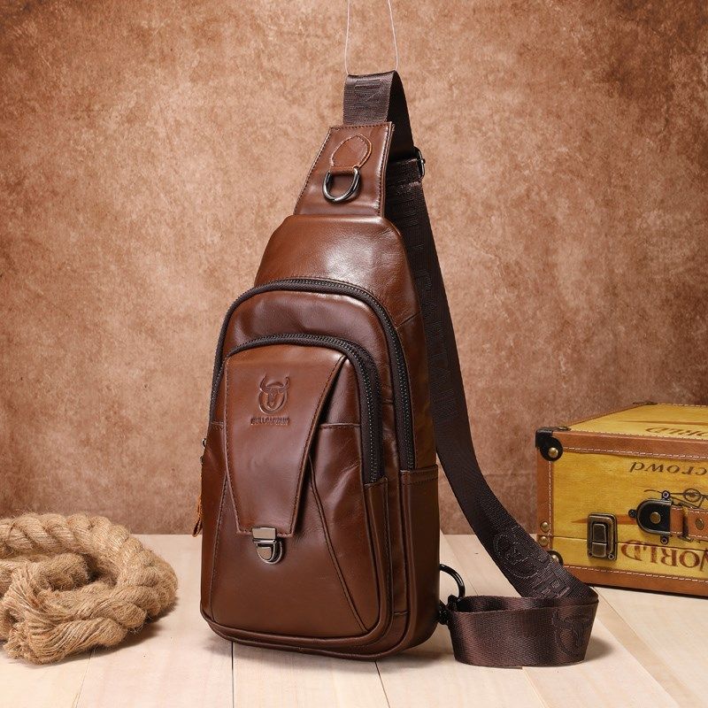 包包男士胸包男款斜挎包真皮2025新款复古男休闲男式头层牛皮背包,箱包皮具/热销女包/男包,胸包,淘宝优惠券,粉丝福利购,淘宝优惠卷