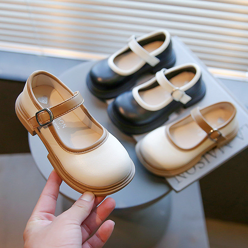 女童小皮鞋2022年春秋新款百搭简约小女孩公主鞋韩版软底宝宝单鞋,童鞋/婴儿鞋/亲子鞋,皮鞋,淘宝优惠券,粉丝福利购,淘宝优惠卷