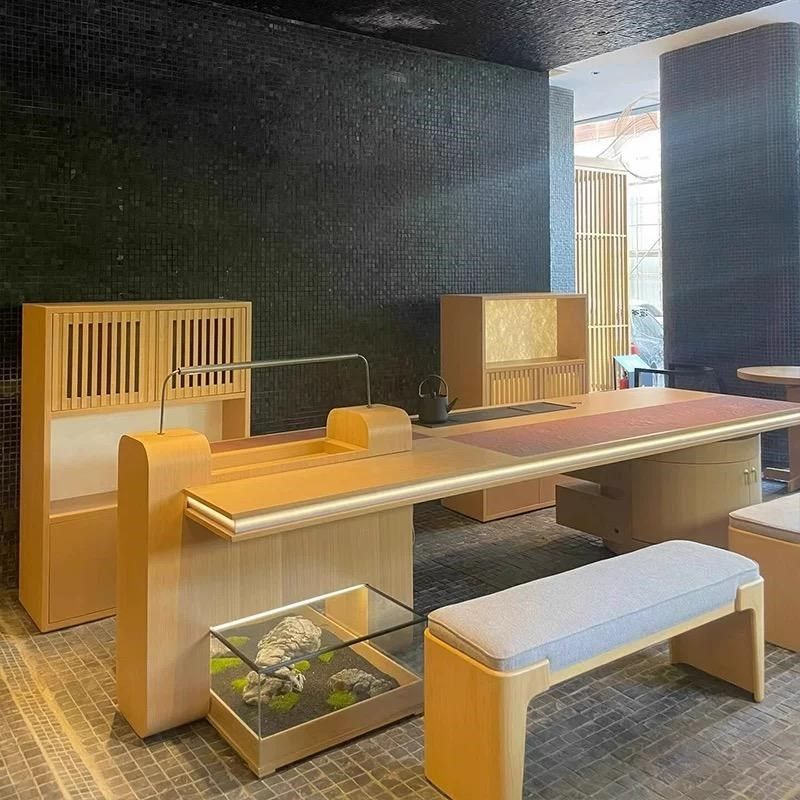 新中式北美黑胡桃白蜡木茶桌椅组合办公室酒店民宿茶台禅意泡茶桌,住宅家具,家用茶台/茶桌,淘宝优惠券,粉丝福利购,淘宝优惠卷