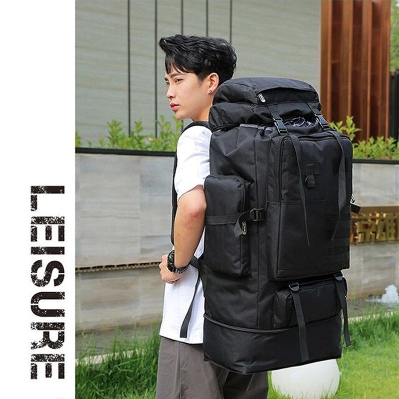 110L扩容超大容量背包男防水牛津户外登山背囊旅行打工行李双肩包,箱包皮具/热销女包/男包,双肩背包,淘宝优惠券,粉丝福利购,淘宝优惠卷