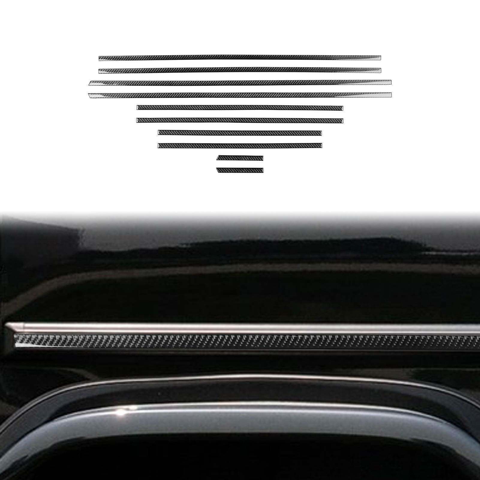 适用奔驰大GW463/464G级G500G63改装AMG款碳纤维车身腰线饰条