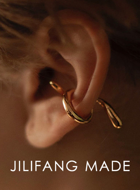 老客闭眼入~时髦设计高级感扭曲几何不规则耳骨夹无耳洞耳夹耳饰