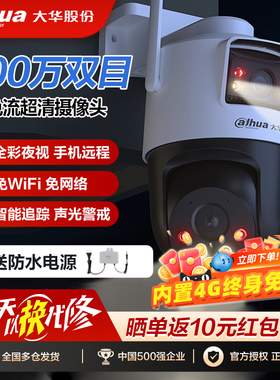 大华室外摄像影头户外监控器全景高清360度无死角夜视王P3E P10A