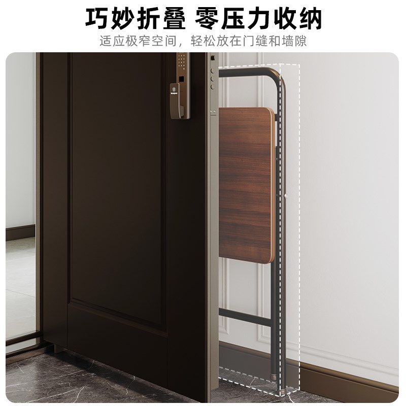 实木折叠电脑桌书桌家用办公可升降学习写字床边桌户外简易长方形