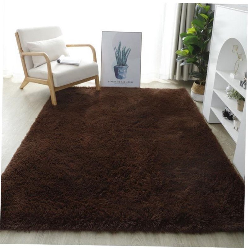 Fluffy Area Rugs for Bedroom Shaggy Floor Mat Carpet 地毯垫1