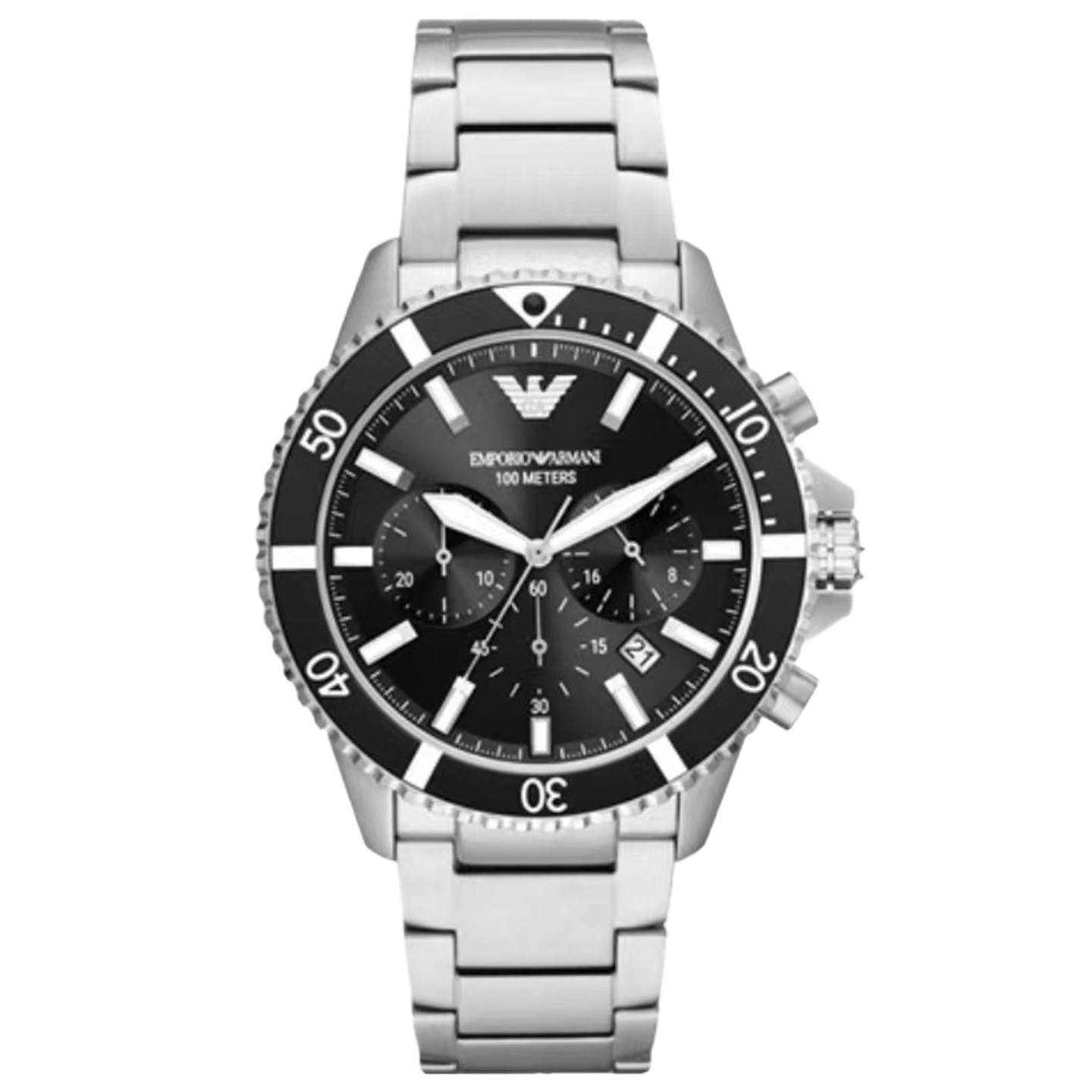 Emporio Armani/阿玛尼手表男士商务休闲石英手表黑水鬼 AR11360