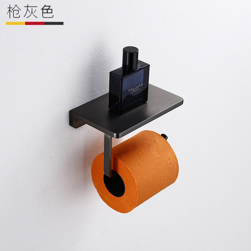 德国非全铜不锈钢枪灰色纸巾架卫生纸架厕所卷纸架卷纸器卫生间,家装主材,卷纸器/纸巾架,淘宝优惠券,粉丝福利购,淘宝优惠卷